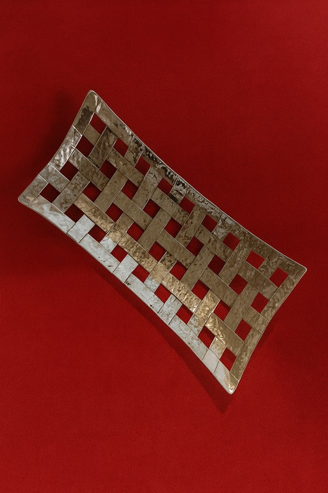 Premium Hammered Stainless Steel Fruit TRAY - Handcrafted, ideal for both decorative and functional