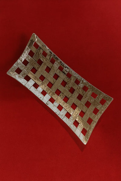 Premium Hammered Stainless Steel Fruit TRAY - Handcrafted, ideal for both decorative and functional