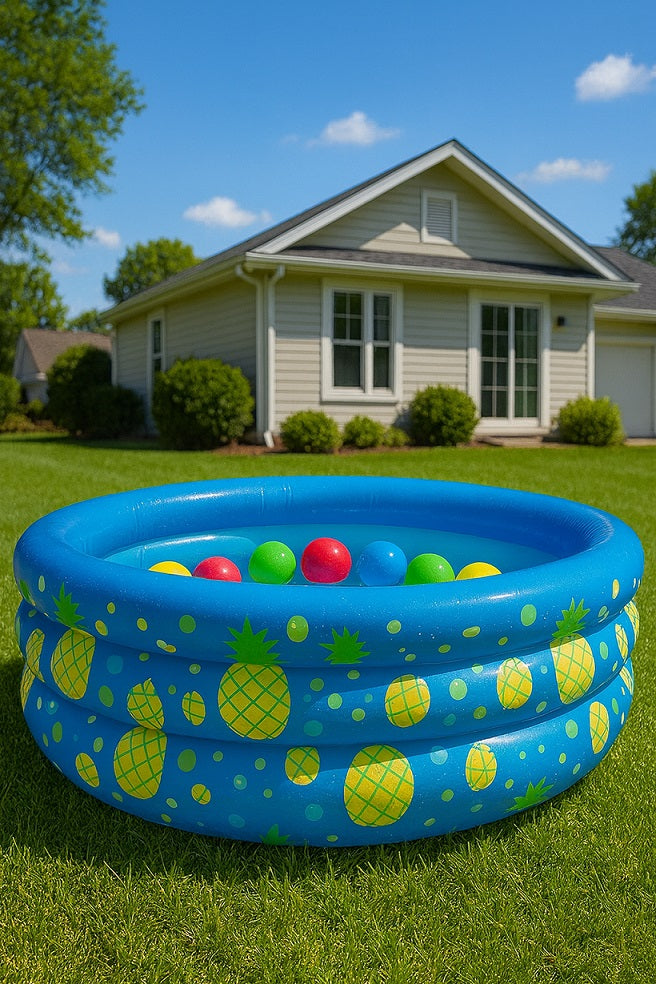 P48-3PP  PINEAPPLE  48-inch pineapple juice, 4 layers blue (152cmX30cm)