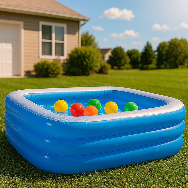 P150-2L Blue Unmarked pond 1.50 meters, 2 stories, blue (150x96x40cm)