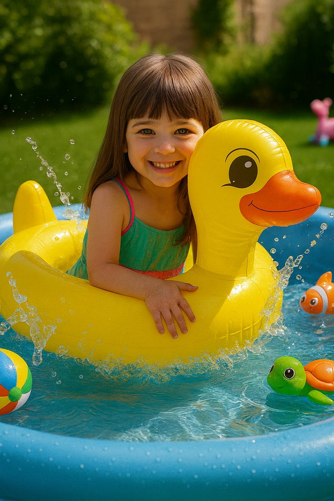 SR36-2294 36-inch INFLATABLE yellow duck ring