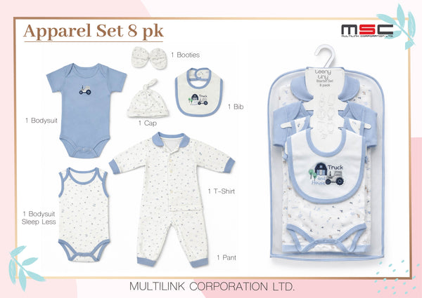 Apparel Set 8pk - Transport