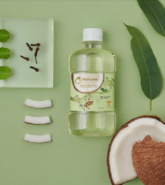 2PU-ES0250 Tropicana Oil Pulling (Essential) 250 ml.