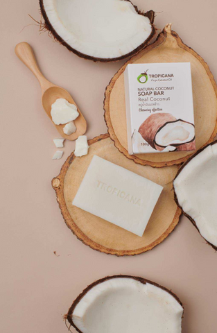 1SO-NT0100 Natural Soap / Real Coconut 100 g.