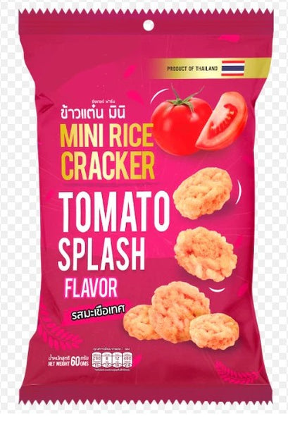 MINI RICE CRACKER 60 G. TOMATO SPLAS FLAVOR