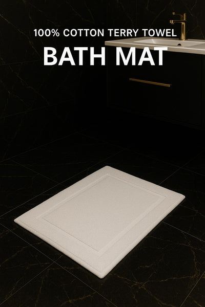 Towel Luxury - Bath Mat size 50 x 86 cm. 100% cotton terry towel (Made to order 1000 pcs.)