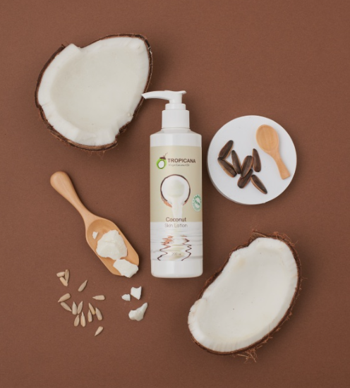 1BK-NT0200 Skin Lotion Free Paraben Coconut 200 ml.