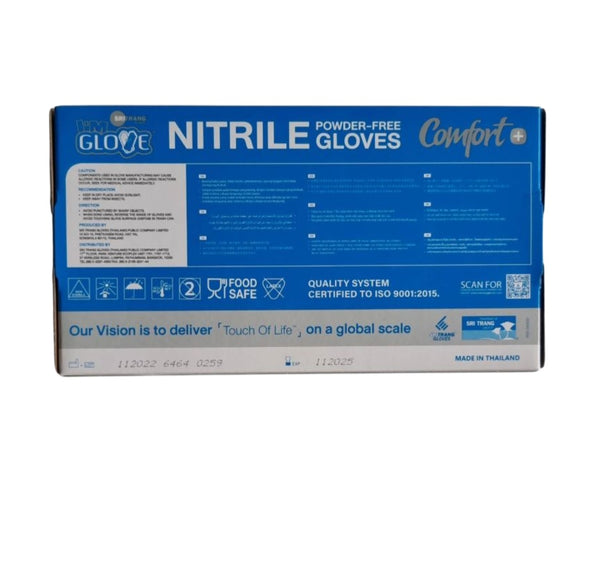 NITRILE GLOVES(BLUE) (100 PCS/BOX)
