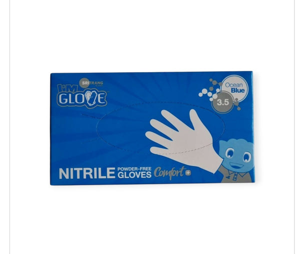 NITRILE GLOVES(BLUE) (100 PCS/BOX)
