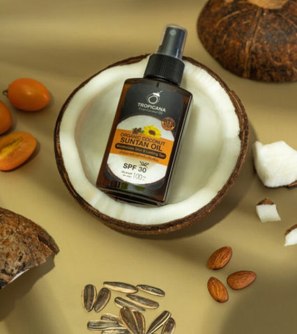 1ST-NT0100 Sun Tan Oil NEW SPF30 100 ml.