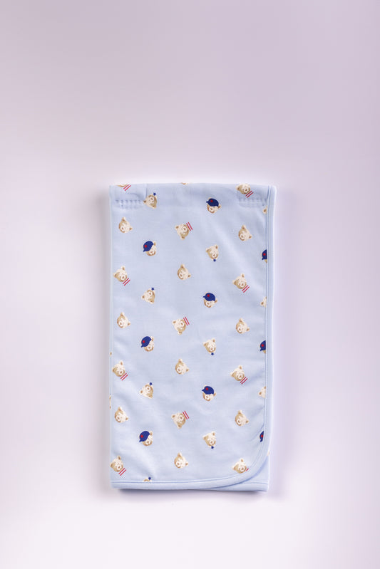 Boy Blue Bear Collection BLANKET BOY-8BL1