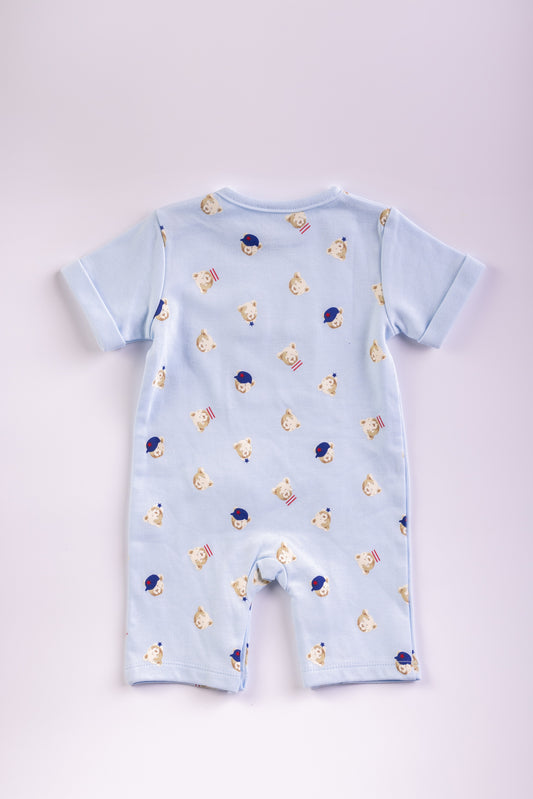 Boy Blue Bear Collection (ROMPERS) BOY-8R1