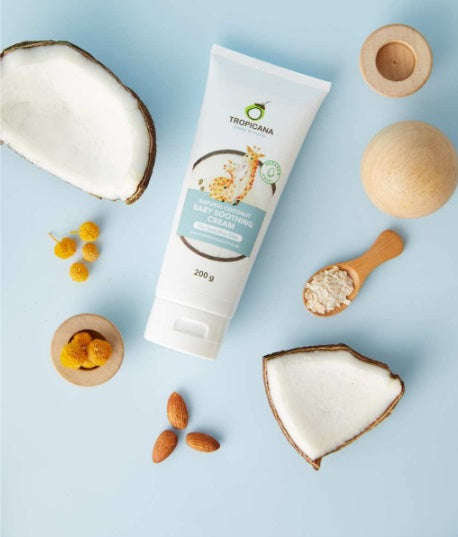 1BB-BC0200 Natural Coconut Baby Soothing Cream 200 g.