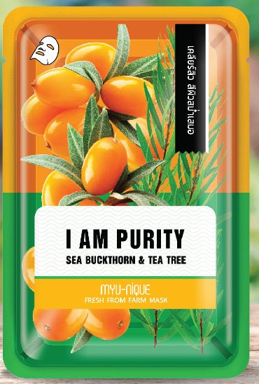 MYU-NIQUE FRESH FROM FARM : SEA BUCKTHORN &TEA TREE MASK (MADE TO ORDER)