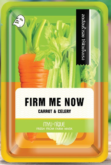 MYU-NIQUE FRESH FROM FARM : CARROT & CELERY MASK  (MADE TO ORDER)
