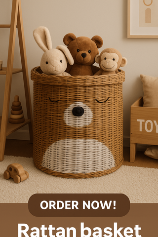 MAY_009 Rattan basket (Made to order)