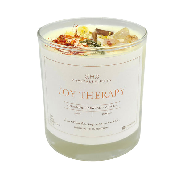 JOY THERAPY CANDLES SOY WAX  (MADE TO ORDER = 50 PCS)