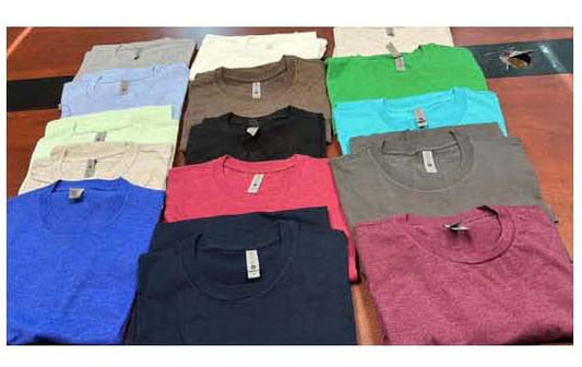 S#3600 (Stock) MEN'S ROUND NECK TEE