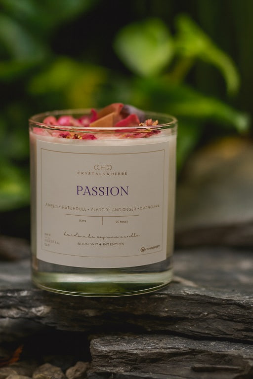 PASSION CANDLES SOY WAX  (MADE TO ORDER = 50 PCS)
