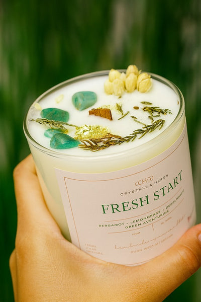 FRESH START CANDLES SOY WAX  (MADE TO ORDER = 50 PCS)