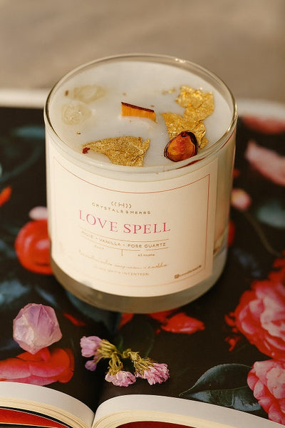 LOVE SPELL  CANDLES SOY WAX  (MADE TO ORDER = 50 PCS)