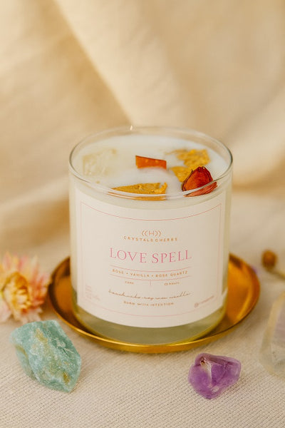 LOVE SPELL  CANDLES SOY WAX  (MADE TO ORDER = 50 PCS)