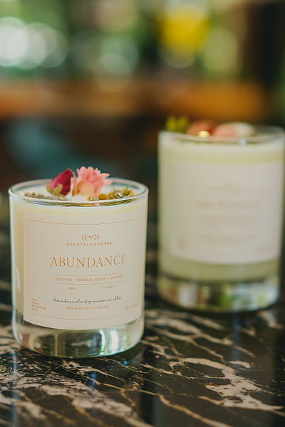 ABUNDANCE CANDLES SOY WAX (MADE TO ORDER = 50 PCS)