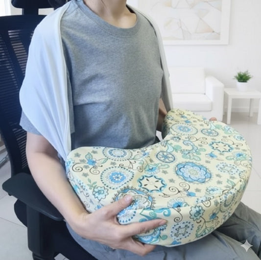 Style B Nursing Pillow Polyester with allover print (With elastic shoulder straps) Made to order 3,000