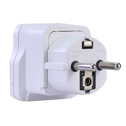Adapter+Surge Protection for Korea,France,Thailand,Germany, Indonesia#DD-P4S(EU)