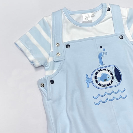 2 PCS SET # TOP + DUNGAREE