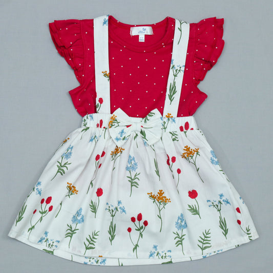TB1453-1 Girl Overall set