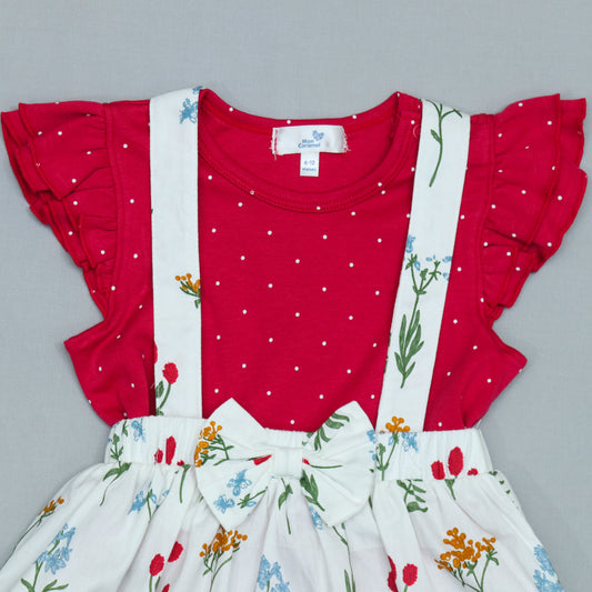TB1453-1 Girl Overall set