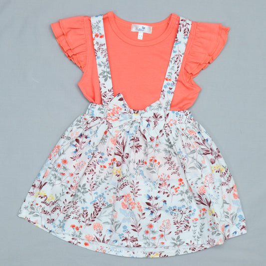 TB1453-4 Girl Overall set.