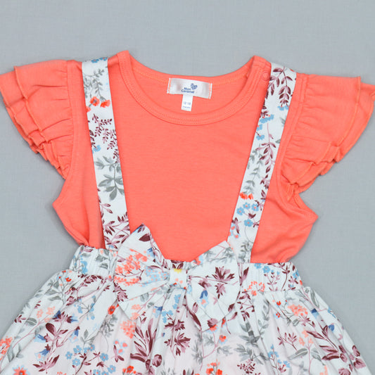 TB1453-4 Girl Overall set.