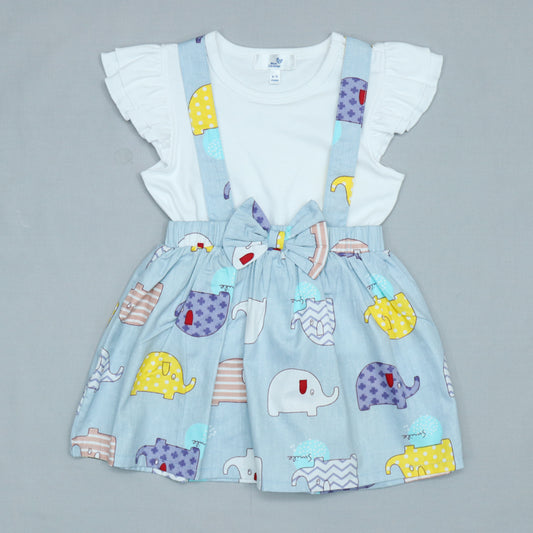 TB1453-8 Girl Overall set