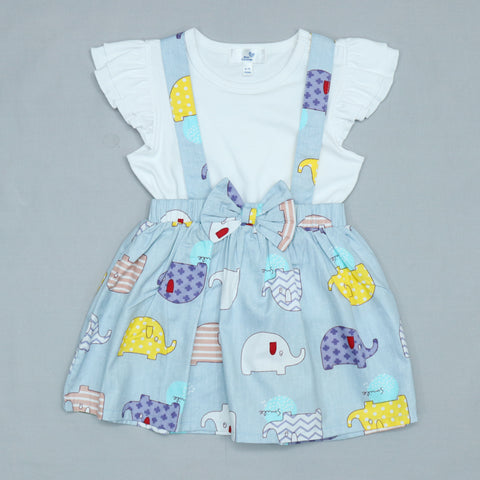 TB1453-8 Girl Overall set