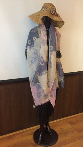 ZIAM13010 Ziam Cashmere 90x200 cm.  50% cashmere 50% linen