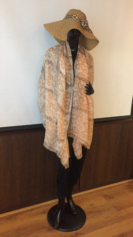 ZIAM13016 Ziam Cashmere 90x200 cm.  50% cashmere 50% linen