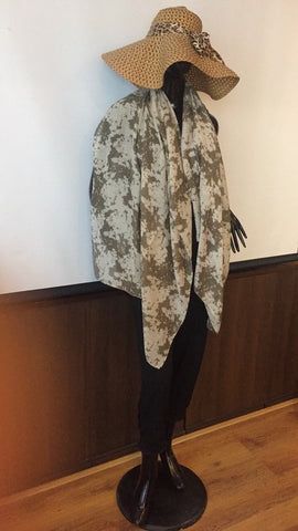 ZIAM13024 Ziam Cashmere 90x200 cm.  50% cashmere 50% linen