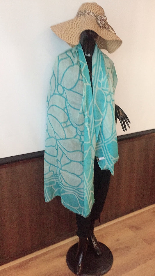ZIAM13025 Ziam Cashmere 90x200 cm.  50% cashmere 50% linen