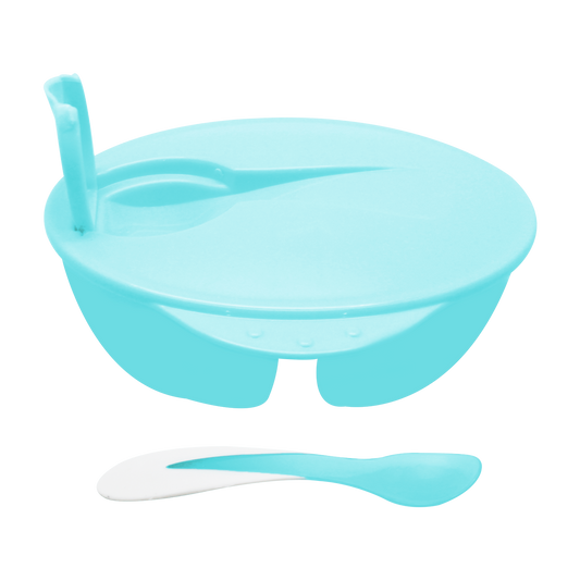 MSCshoping N105/C FEEDIING BOWL SET (TWIN COMPARTMENT) (Made to order)
