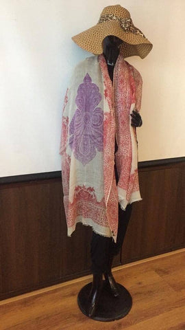 ZIAM13001 Ziam Cashmere 90x200 cm. 50% cashmere 50% linen