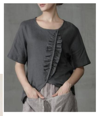 Lady Top Short Sleeves (Made to Order Only)