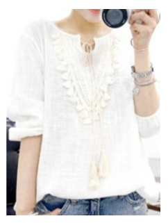 Lady Top Long Sleeves. (Made to Order Only)